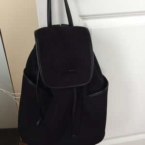 Backpack style black purse